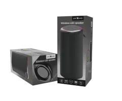 Gembird Bluetooth LED speaker, 10 W, black