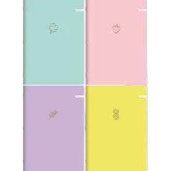 Bilježnica Ilijanum A4 70g 96L crte soft touch (topli uvez) 21106