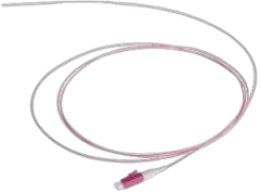 NFO Fiber optic pigtail LC, MM, OM4, 50 125, 1,5m