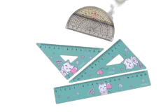 Geometrijski set iTotal Cat bijela 3/1 XL3053