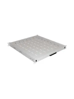 Lanberg Sliding Shelf For 19" Rack Cabinets 500MM Grey (1U/445X500MM, Load Capacity Up To 35KG)
