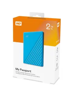 WD My Passport 2TB Portable, USB 3.0 Plavi