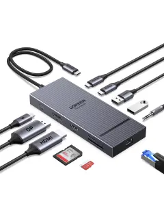 UGREEN Revodok Pro 2111 11 in 1 USB C Docking Station (11-Port, Dual 4K, 100 W)