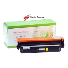 Toner Static Control HP Canon CF412X Yellow
