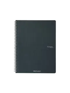 Bilježnica Fabriano Ecoqua original A4 90g 70L spiralna crte royal green 19290210