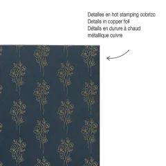 Kolegij blok Miquelrius A5 70g 100L spiralni crte bloom british MR4048