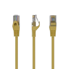 Gembird Cat6 UTP Patch cord, yellow, 0.5 m