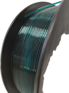 PET-G filament 1.75 mm, 1 kg, transpar. atrovirens