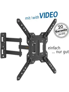 Transmedia swivel premium TV zidni nosač, 23" - 65", crni