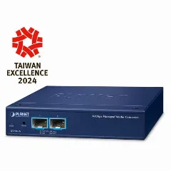 Planet Industrial 2-Port 10G 1GBASE-X SFP Managed Media Converter