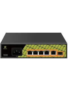 Conexpro 6-Port Gigabit PoE switch with 5x 1GbE (w/3PoE+ (30w), + 1PoE++(60w) + 1G SFP slot (PoE