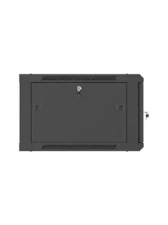 Lanberg Rack Cabinet 19" Wall-Mount 6U/600X600 (Flat Pack) With Perforated Door Black