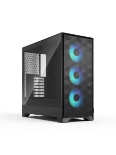 Fractal Pop 2 Air Black TG RGB, crno bez napajanja