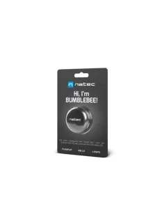 Natec USB 2.0 Hub Bumblebee 4-Port Black