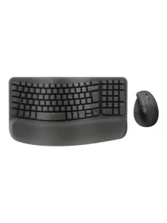 Logitech Wave Keys i Lift COMBO bežična tipkovnica i miš, grafiti sivi, HR
