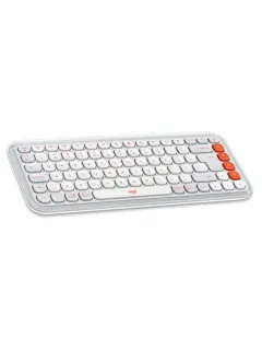 Logitech POP Icon Keys, bež. tipkovnica, bijela