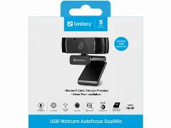 Sandberg USB Webcam Autofocus DualMic