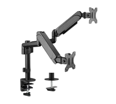 Gembird prilagodljiva nosač za dva monitora na stolu, 17”-32”, do 9 kg