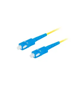 Lanberg 5M Fiber Optic Patchcord SM SC/UPC-SC/UPC Simplex 5M LSZH G657A1 3.0MM Yellow