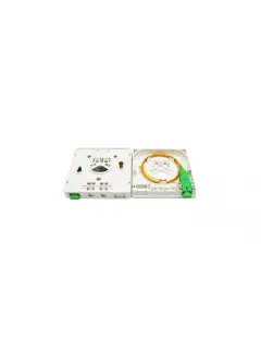 M2K 2 core FTTH Wall Mount Socket. Face plate with no pigtail and no adapter included