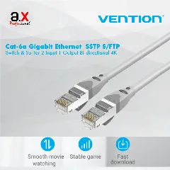 Vention Cat.6A SFTP Patch Cable 3M Gray