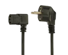 Gembird Power cord (right angled C13), 1.00 mm2, 10 A, 1.5 m