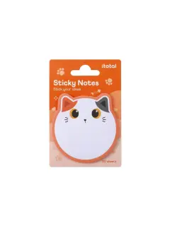 Blok samoljepivi iTotal 7x7,8cm Cat narančasti XL3103