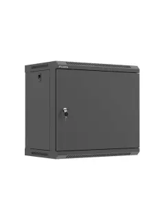 Lanberg 9U/540X350 Rack Cabinet 19" Wall-Mount (Flat Pack) With Metal Door Black