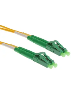 NFO Patch cord, LC APC-LC APC, Singlemode 9 125, G.657A2, Duplex, 1m