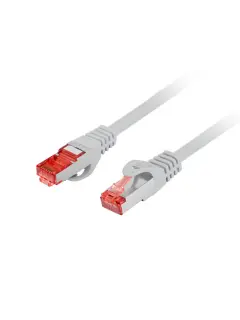Lanberg 5M CAT.6 S/FTP LSZH CU Grey Patchcord Fluke Passed