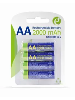 Gembird punjive AA baterije (spremne za upotrebu), 2000mAh, 4 komad blister pakiranje