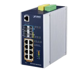 Planet Industrial L3 8-Port 10 100 1000T 802.3bt PoE 2-Port 1G 2.5G SFP 2-Port 10G SFP Managed Ethernet Switch