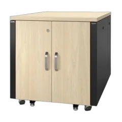 APC NetShelter Soundproof, 12U, Server Rack Enclosure, Maple