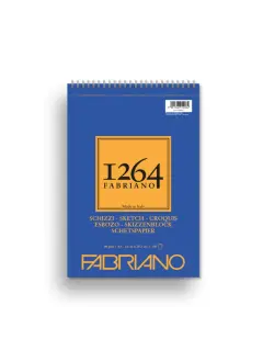 Blok Fabriano 1264 sketch 21x29,7 (A4) 90g 120L pale ivory spiralni top side 19100637