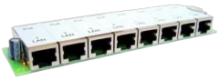 MaxLink pasivna POE ploča, 8 portova, terminal blok, bez kućišta