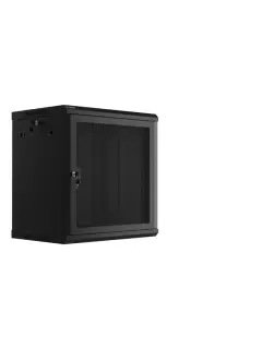 Lanberg 19" Wall-Mount 12U/600X450 Rack Cabinet With Perforated Door Black (FLAT PACK)