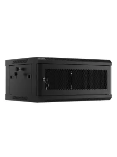 Lanberg 19" Wall-Mount 4U/600X450 With Perforated Door Black (Flat Pack)