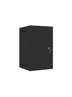 Lanberg 10" Wall-Mount 9U/280X310 For Self-Assembly With Metal Door Black (Flat Pack)