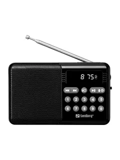 Sandberg Speaker Radio FM BT Recharge