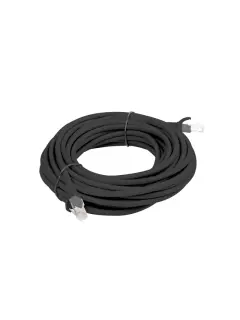 Lanberg CAT.6 UTP 5M Black Patchcord Fluke Passed