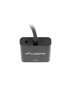 Lanberg HDMI (M)->VGA (F)+MiniJack 3.5MM (F) Adapter Cable 20CM