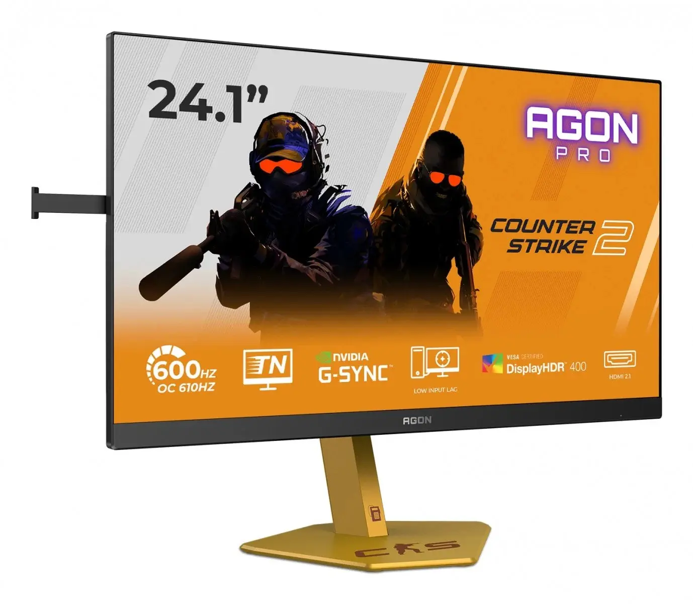 AOC AGON CS24A, 24,1", 2xHDMI2.1, DP, 610 Hz, 500cd