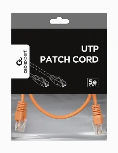 Gembird CAT5e UTP Patch cord, orange, 0,5 m