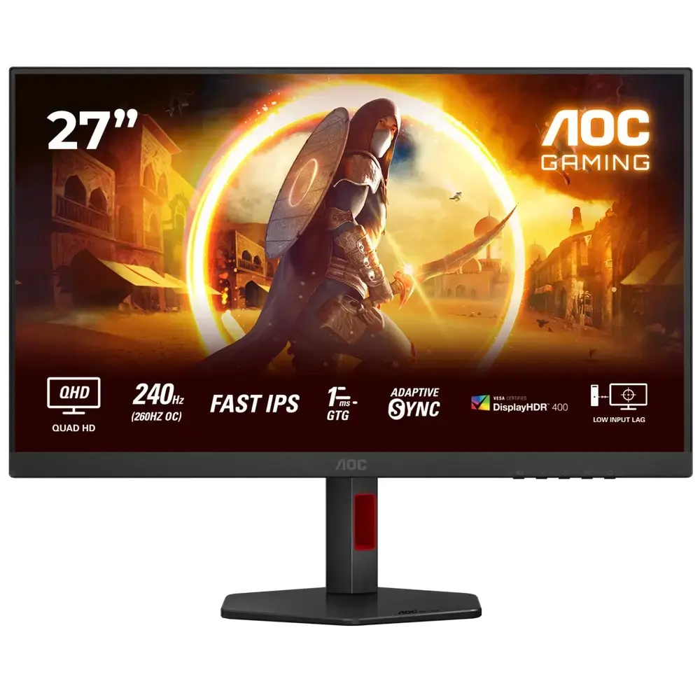 AOC Q27G4ZR, 27'', IPS, QHD, 240 Hz, HAS, zvuč