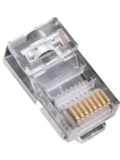 Masterlan conector UTP RJ45, Cat.5e, 8p8c, wire, golded
