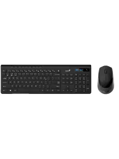 Genius SlimStar 8230, bež. tipkovnica i miš, silent