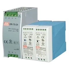 Planet 48V, 75W Din-Rail Power Supply (NDR-75-48, adjustable 48-56V DC Output)
