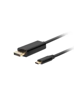 Lanberg USB-C (M)->Displayport (M) Cable 3M 4K 60HZ Black