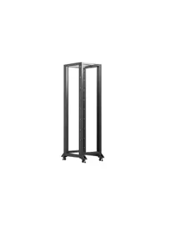 Lanberg Open Rack 19" 42U 600X800 Black V2