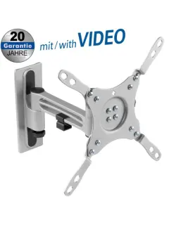 Transmedia TV wall mount for motorhomes caravans, 13"-43", 236mm